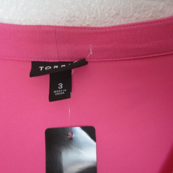 Torrid NEW Size 3 Mini Washable Gauze Hi Low Waist Tunic Dress Knee Length Pink - Picture 6 of 12